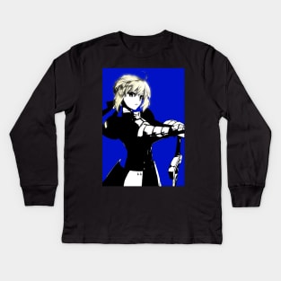 Artoria Pendragon Kids Long Sleeve T-Shirt